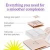 image:imageBLUMBODY Face Forehead Wrinkle Patches  Anti Wrinkle Facial Patches to Smooth Eye Mouth Forehead Wrinkles  NonSilicone Face Tape for Fine Wrinkles between Eyes Face  Patches 30 day supply100 Count Pack of 1